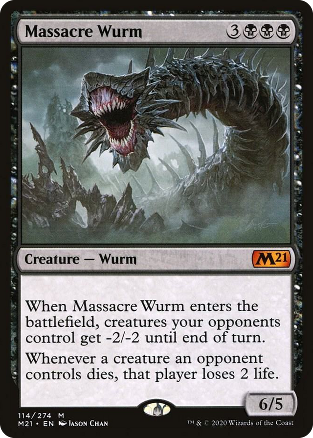 0114 Massacre Wurm M Core Set 2021