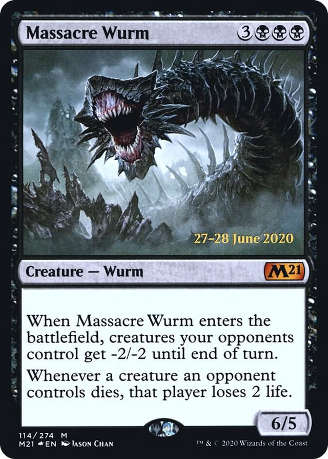 0114 Massacre Wurm M Prerelease Cards