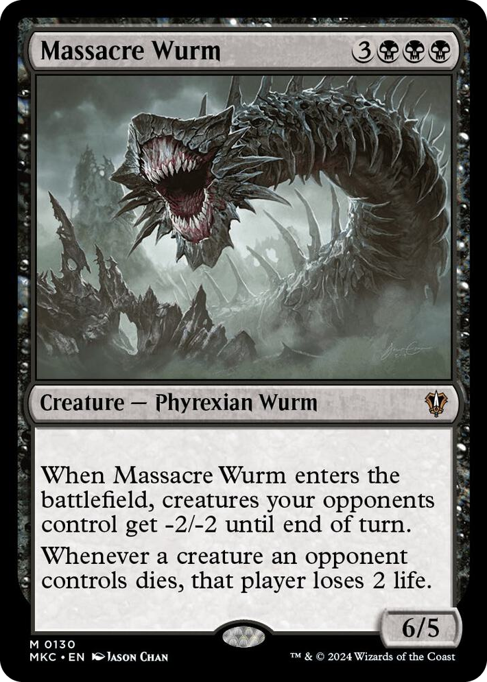0130 Massacre Wurm M Commander: Murders at Karlov Manor