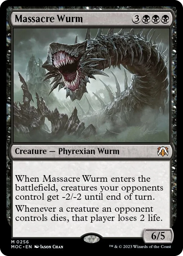 0256 Massacre Wurm M Commander: March of the Machine