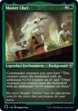 0519 Master Chef (Foil Etched) C Commander Legends: Battle for Baldur's Gate