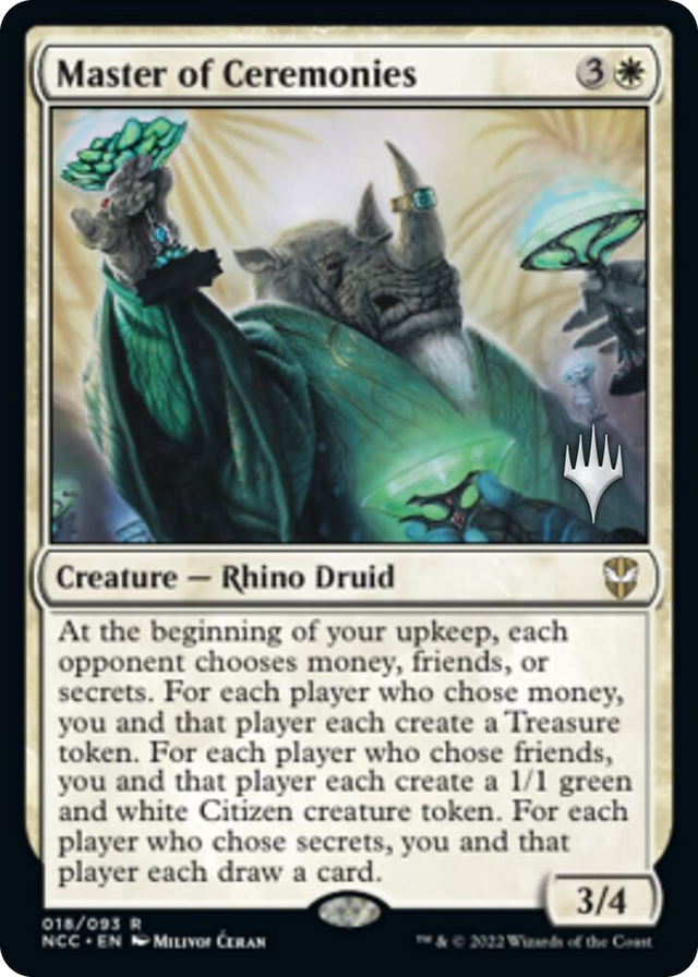 0018 Master of Ceremonies R Promo Pack: Streets of New Capenna