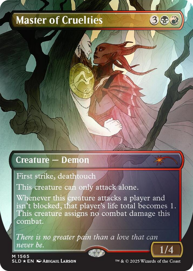 1565 Master of Cruelties (Rainbow Foil) M Secret Lair Drop Series