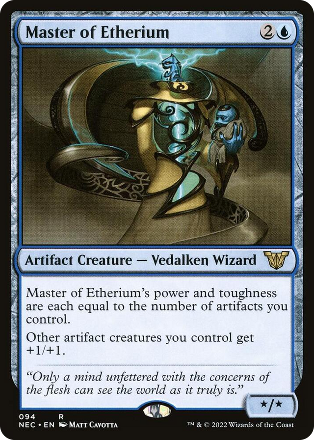 0094 Master of Etherium R Commander: Kamigawa: Neon Dynasty
