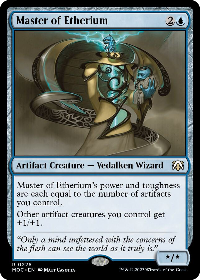 Master of Etherium #226 R - Commander: March of the Machine Pokemon card