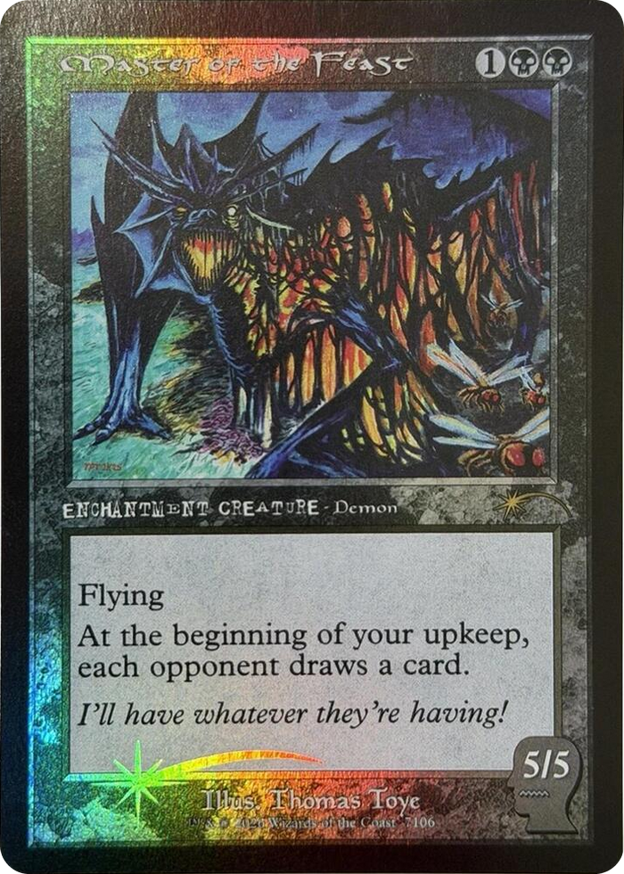 Master of the Feast #7106 R - Secret Lair Drop Series Pokemon card