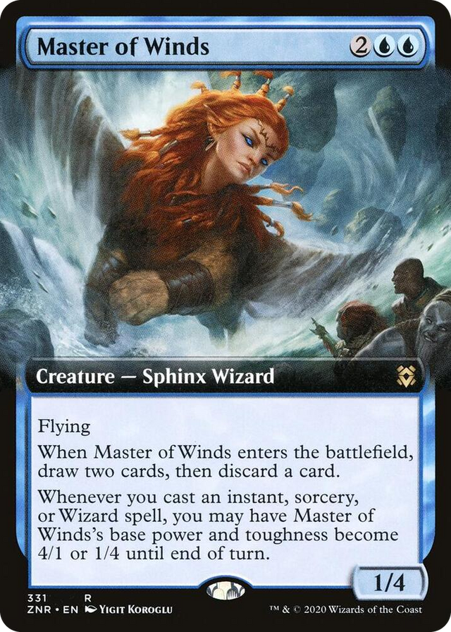 0331 Master of Winds (Extended Art) R Zendikar Rising