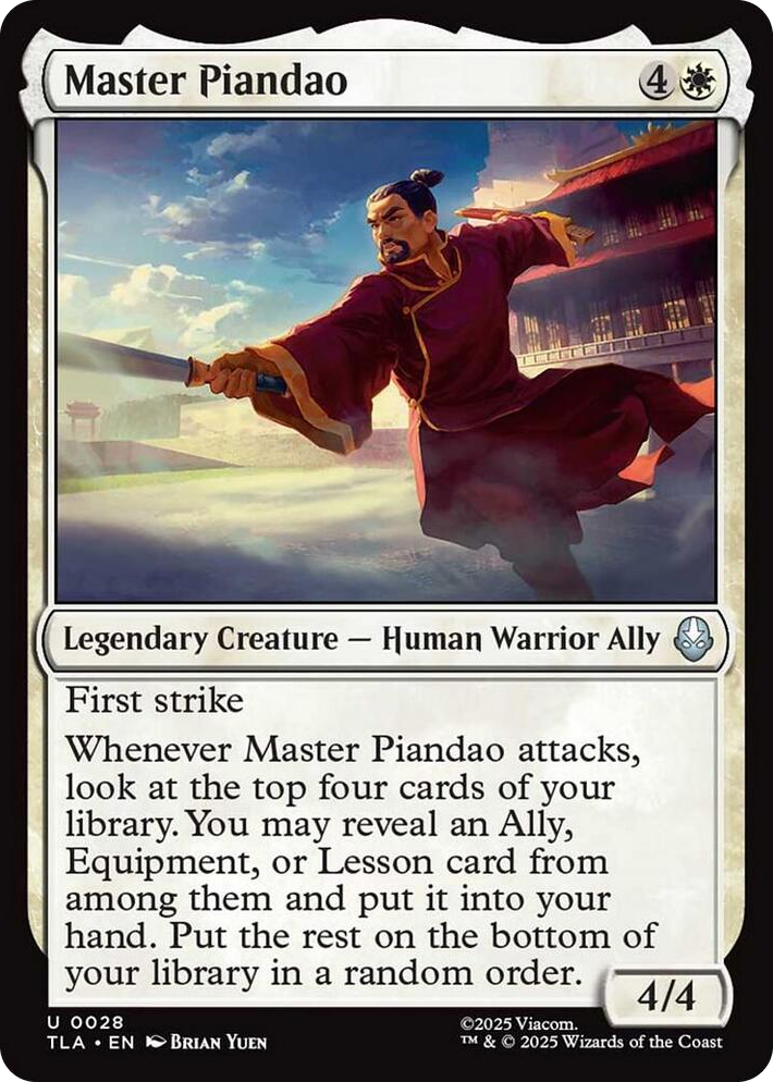 0028 Master Piandao U The Last Airbender