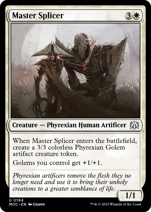 Master Splicer #194 U - Commander: March of the Machine Pokemon card