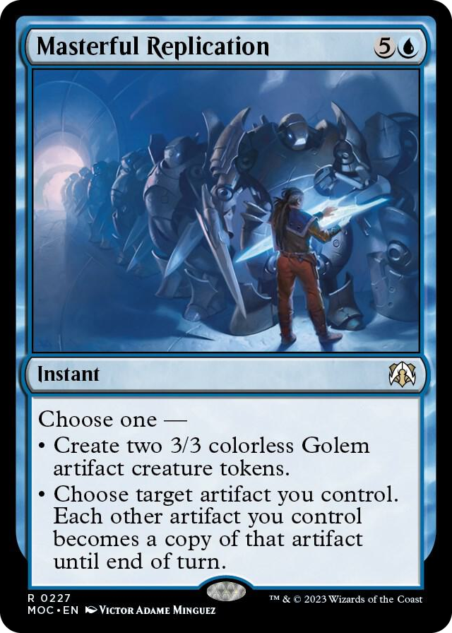 0227 Masterful Replication R Commander: March of the Machine