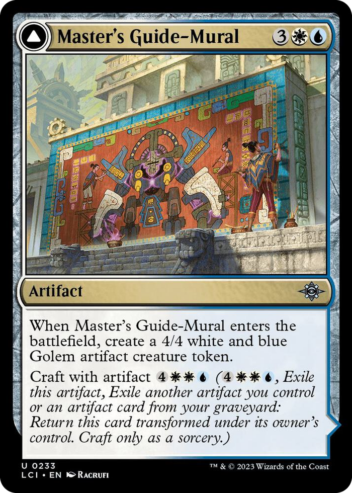 Master's Guide-Mural #233 U - The Lost Caverns of Ixalan Pokemon card