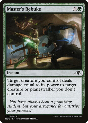 0202 Master's Rebuke C Kamigawa: Neon Dynasty