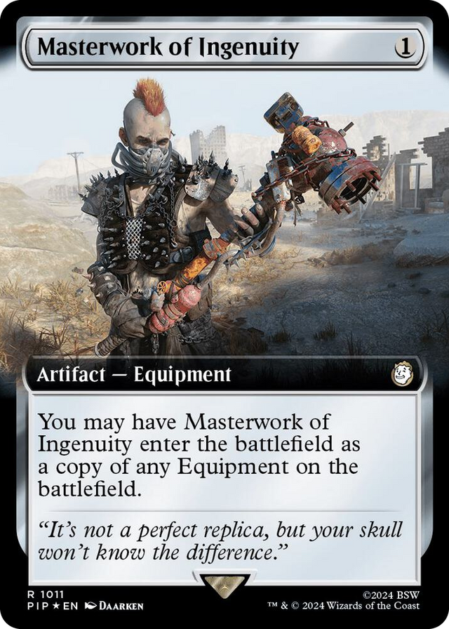 1011 Masterwork of Ingenuity (Extended Art) (Surge Foil) R Universes Beyond: Fallout