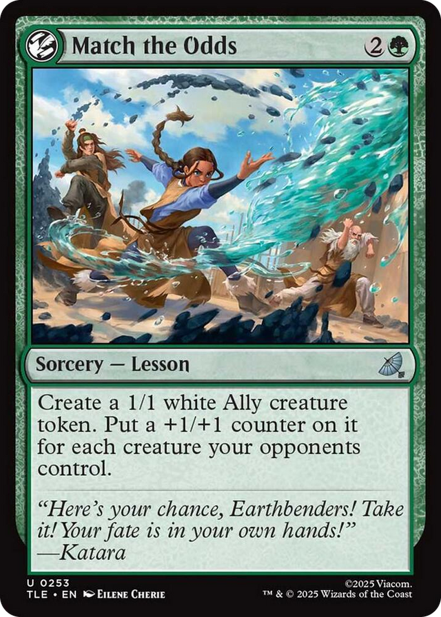 0253 Match the Odds U The Last Airbender: Eternal-Legal