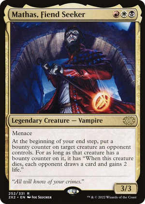 0252 Mathas, Fiend Seeker R Double Masters 2022