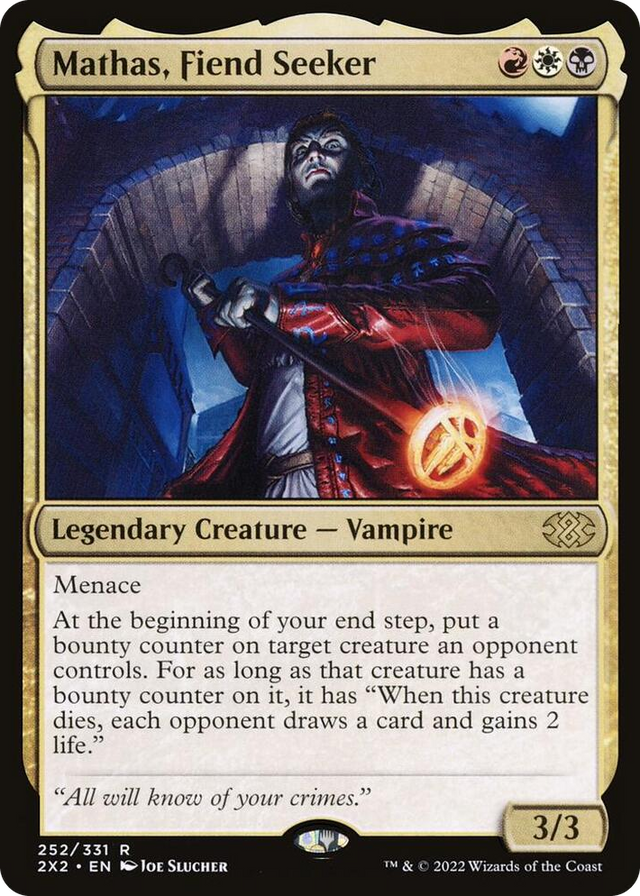 0252 Mathas, Fiend Seeker R Double Masters 2022