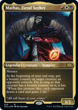 0523 Mathas, Fiend Seeker (Foil Etched) R Double Masters 2022
