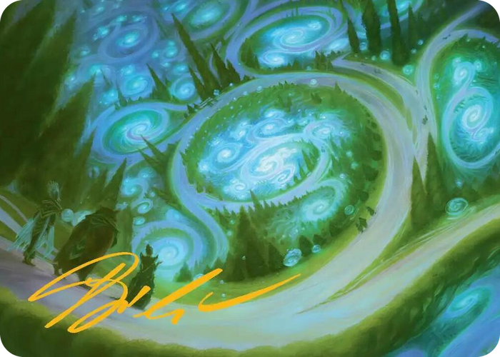 Mathemagics Art Card (Gold-Stamped Signature) #8 S - Art Series: Secrets of Strixhaven Pokemon card