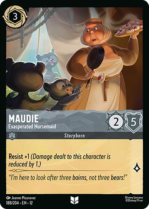 0188 Maudie - Exasperated Nursemaid Uncommon Wilds Unknown