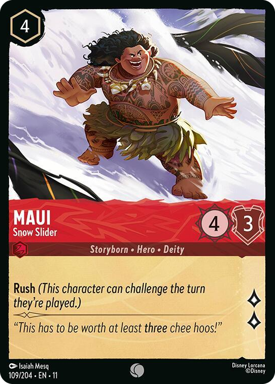 0109 Maui - Snow Slider Common Winterspell