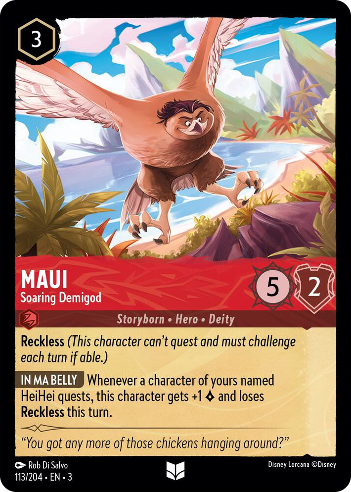 0113 Maui - Soaring Demigod Uncommon Into the Inklands