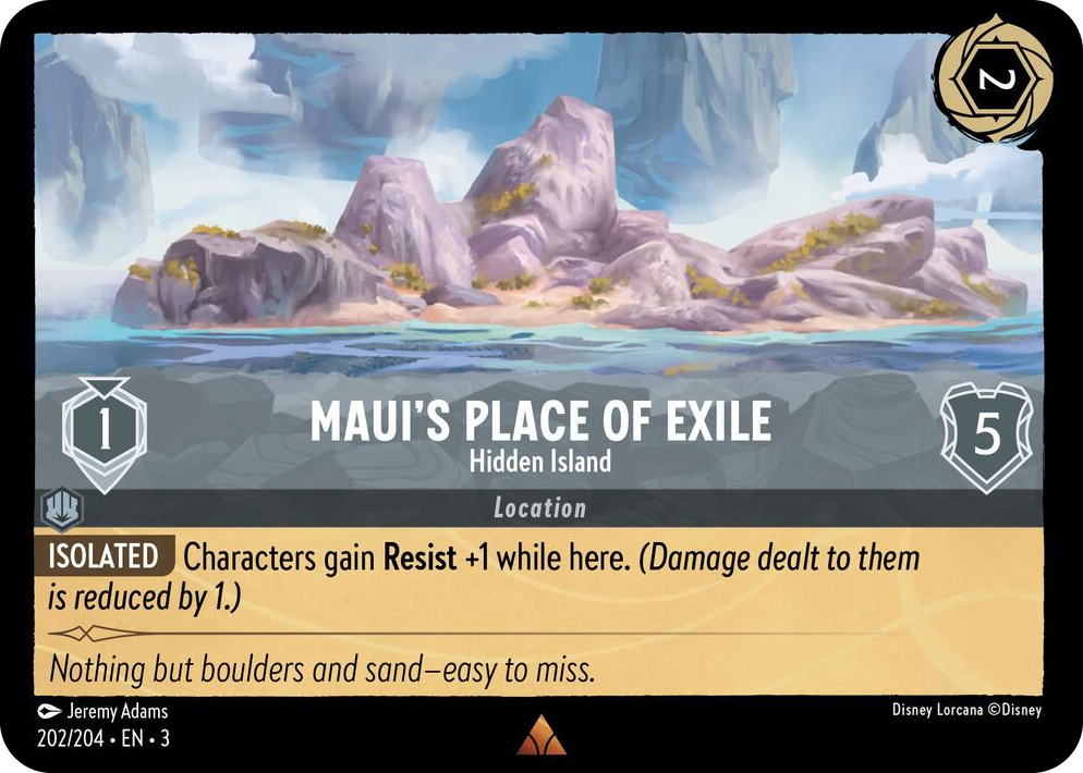 0202 Maui's Place of Exile - Hidden Island Rare Into the Inklands