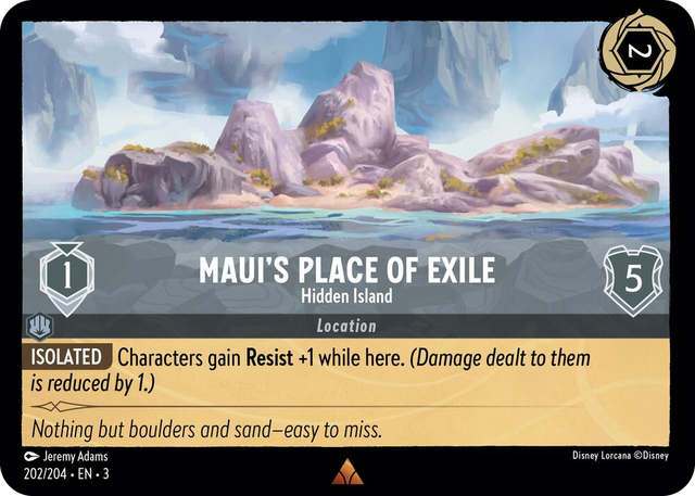 0202 Maui's Place of Exile - Hidden Island Rare Into the Inklands