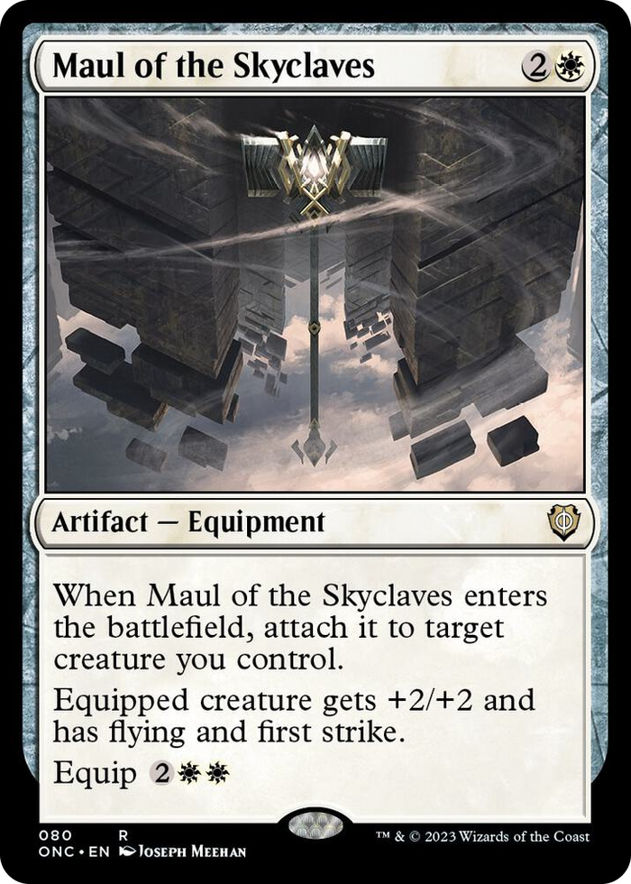 Maul of the Skyclaves #80 R - Commander: Phyrexia: All Will Be One Pokemon card