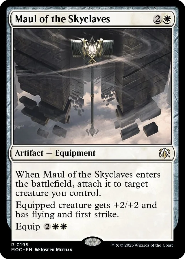 0195 Maul of the Skyclaves R Commander: March of the Machine