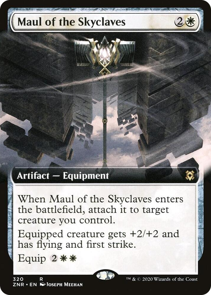0320 Maul of the Skyclaves (Extended Art) R Zendikar Rising