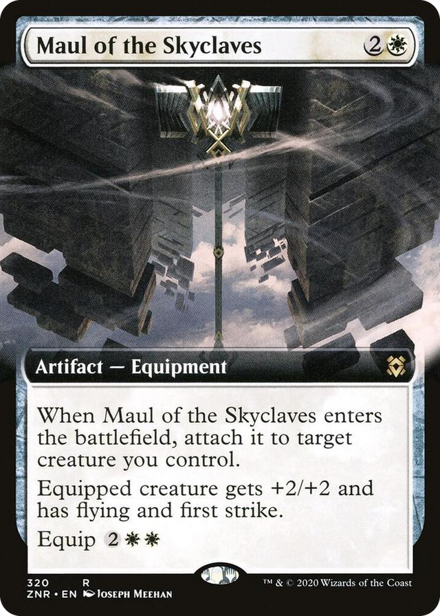 0320 Maul of the Skyclaves (Extended Art) R Zendikar Rising