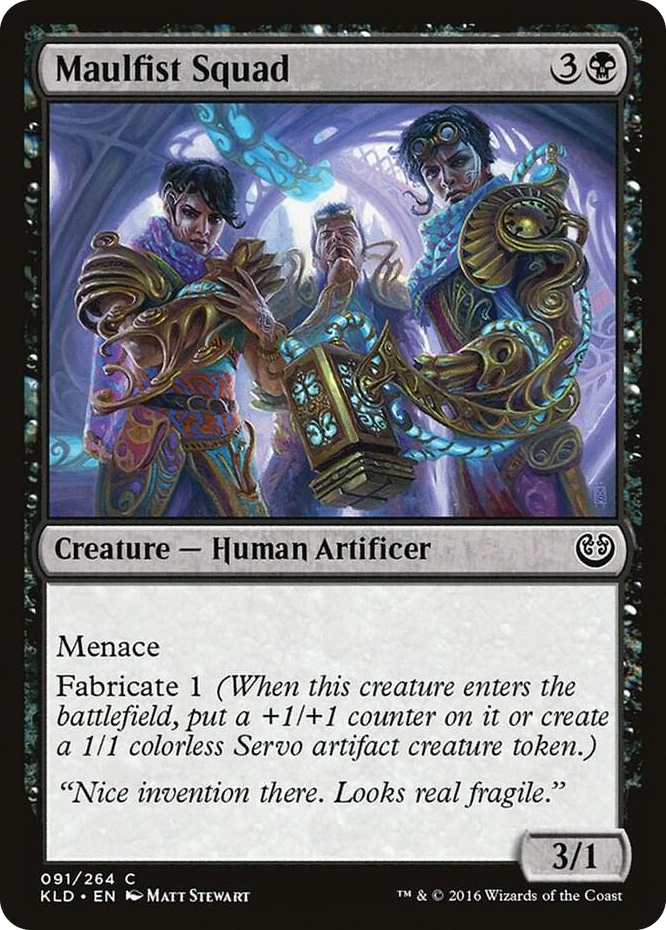 Maulfist Squad #91 C - Kaladesh Pokemon card