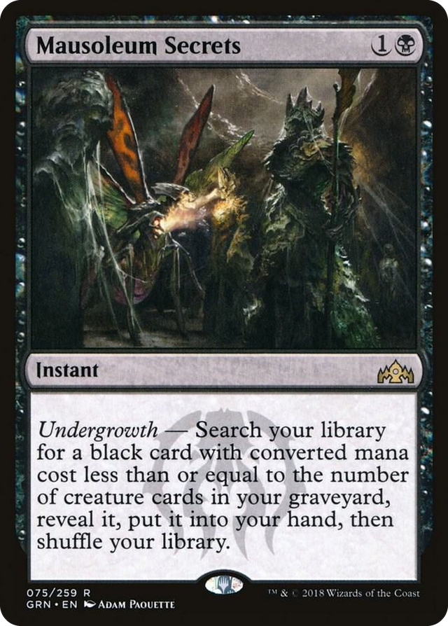 0075 Mausoleum Secrets R Guilds of Ravnica