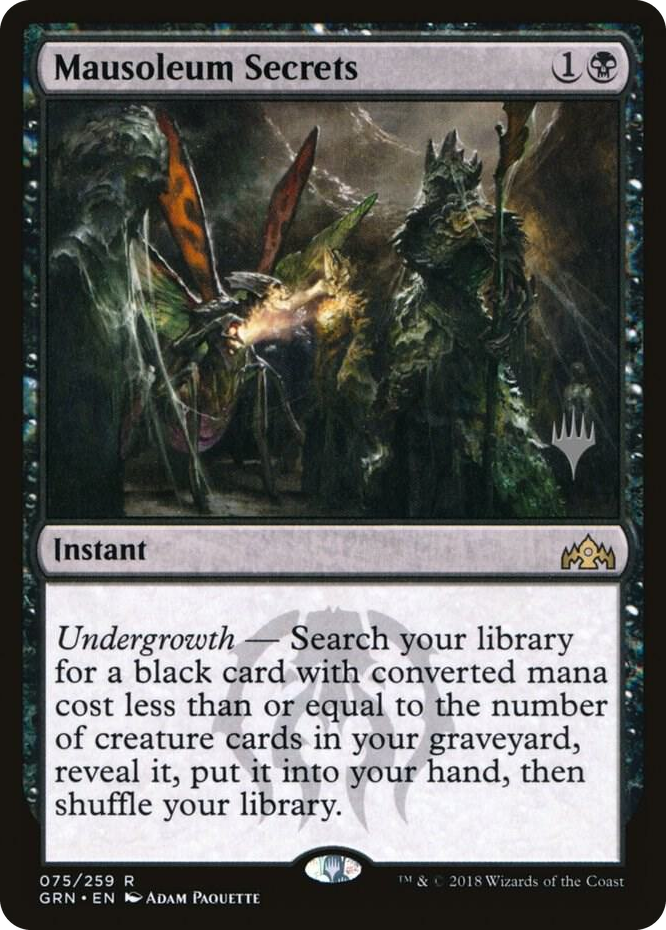 0075 Mausoleum Secrets R Promo Pack: Theros Beyond Death
