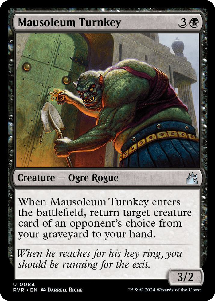 Mausoleum Turnkey #84 U - Ravnica Remastered Pokemon card