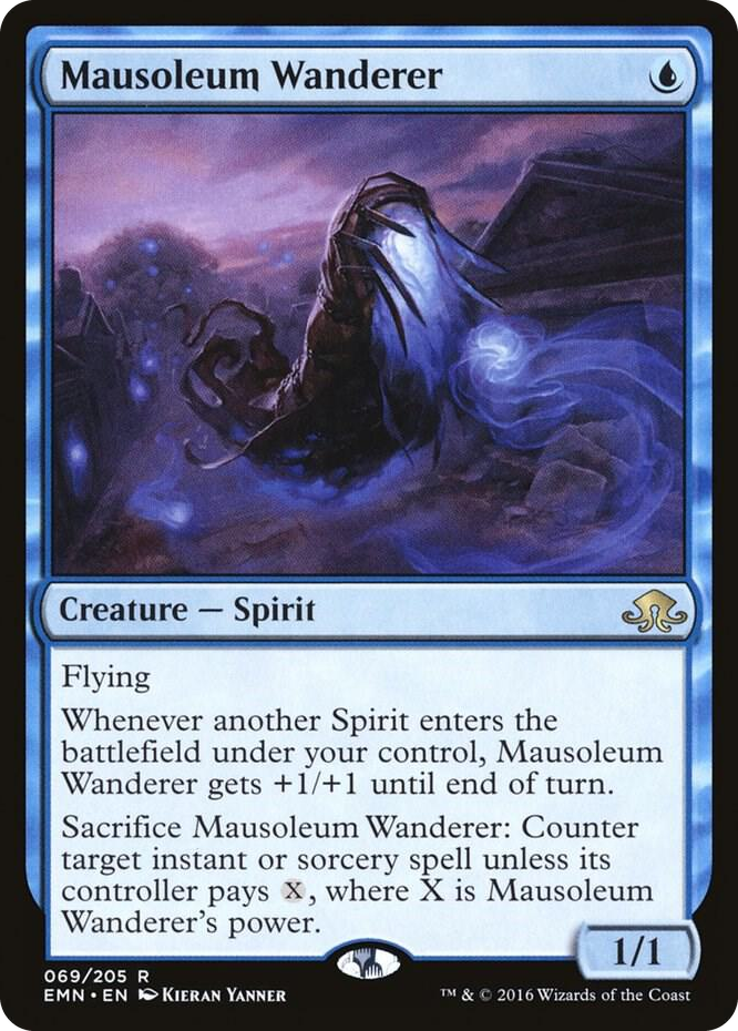 Mausoleum Wanderer #69 R - Eldritch Moon Pokemon card