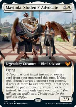 0291 Mavinda, Students' Advocate (Extended Art) M Strixhaven: School of Mages