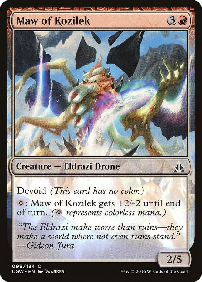 Maw of Kozilek #99 C - Oath of the Gatewatch Pokemon card