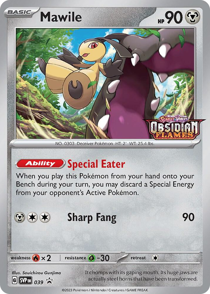 0039 Mawile - 039 (Prerelease) Promo Scarlet & Violet Promo Cards