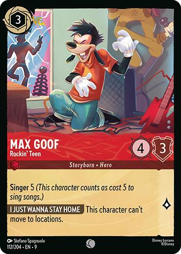0112 Max Goof - Rockin' Teen Common Fabled