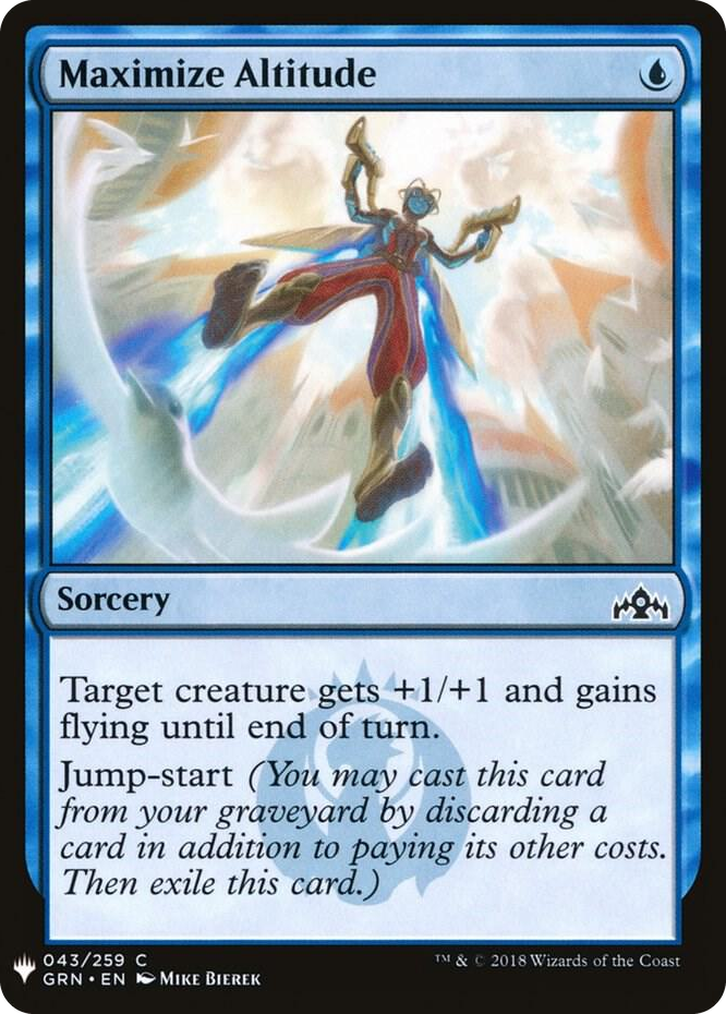 0043 Maximize Altitude C The List Reprints