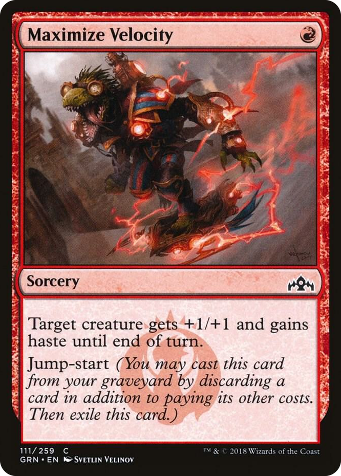 0111 Maximize Velocity C Guilds of Ravnica