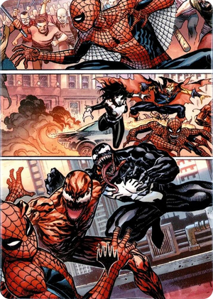 0046 Maximum Carnage Art Card (Gold-Stamped Planeswalker Symbol) S Art Series: Marvel's Spider-Man
