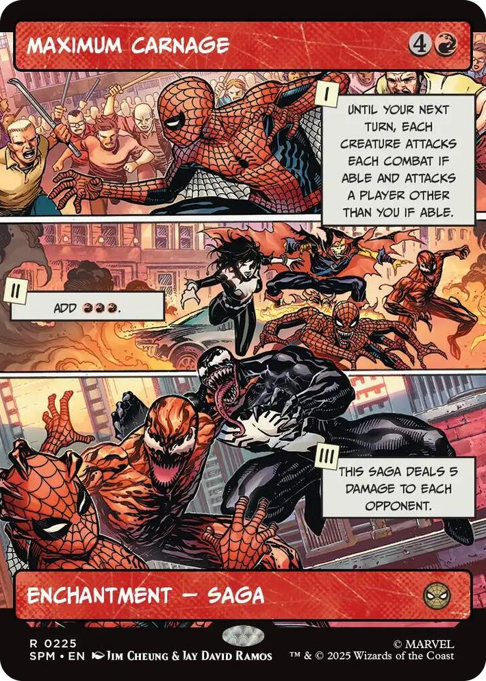 0225 Maximum Carnage (Borderless) R Marvel's Spider-Man