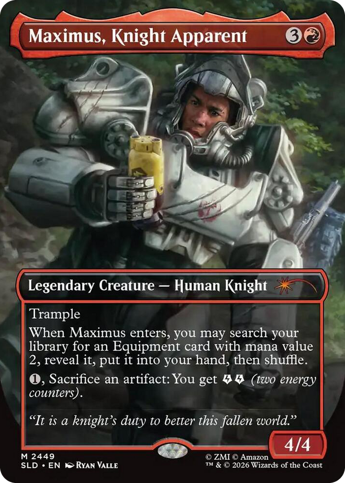 Maximus, Knight Apparent #2449 M - Secret Lair Drop Series Pokemon card