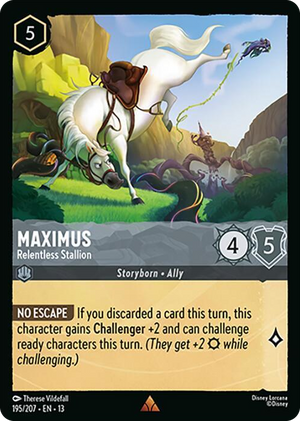 0195 Maximus - Relentless Stallion Rare Attack of the Vine!