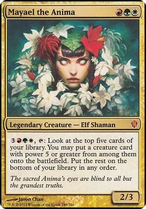 0199 Mayael the Anima (Commander 2013) S Oversize Cards
