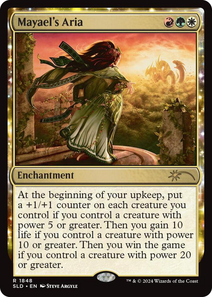 Mayael's Aria #1848 R - Secret Lair Drop Series Pokemon card