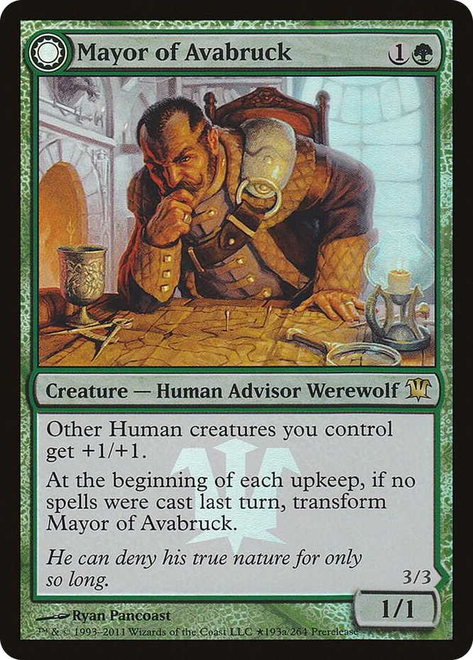 Mayor of Avabruck #193 R - Prerelease Cards Pokemon card