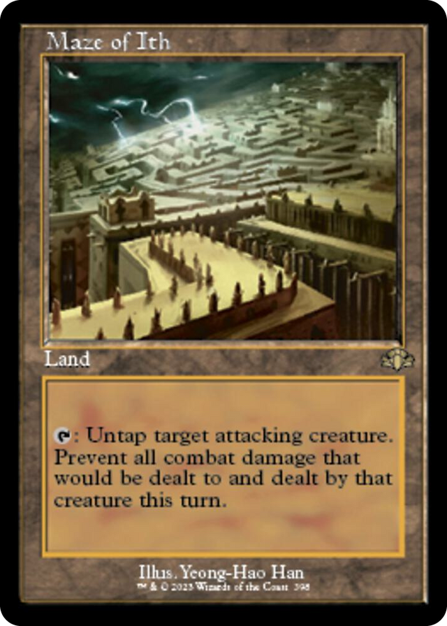 0398 Maze of Ith (Retro Frame) R Dominaria Remastered